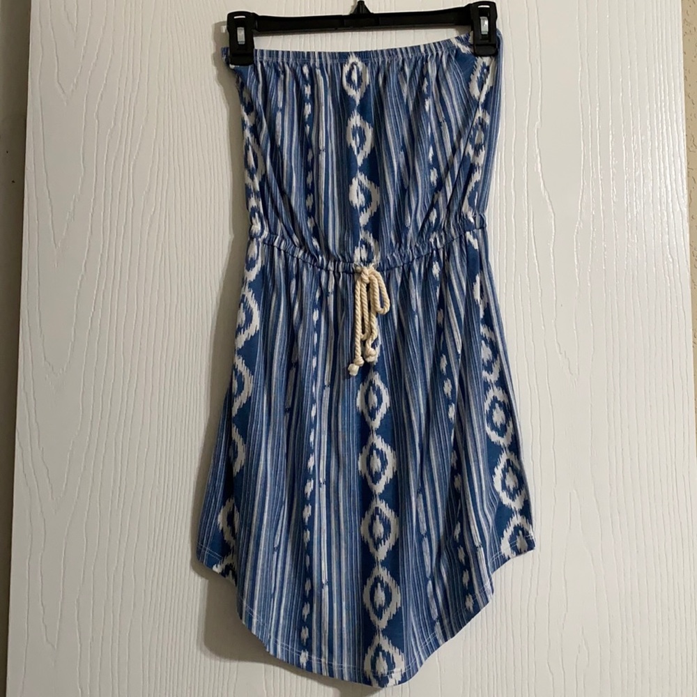 Blue and white sundress - small